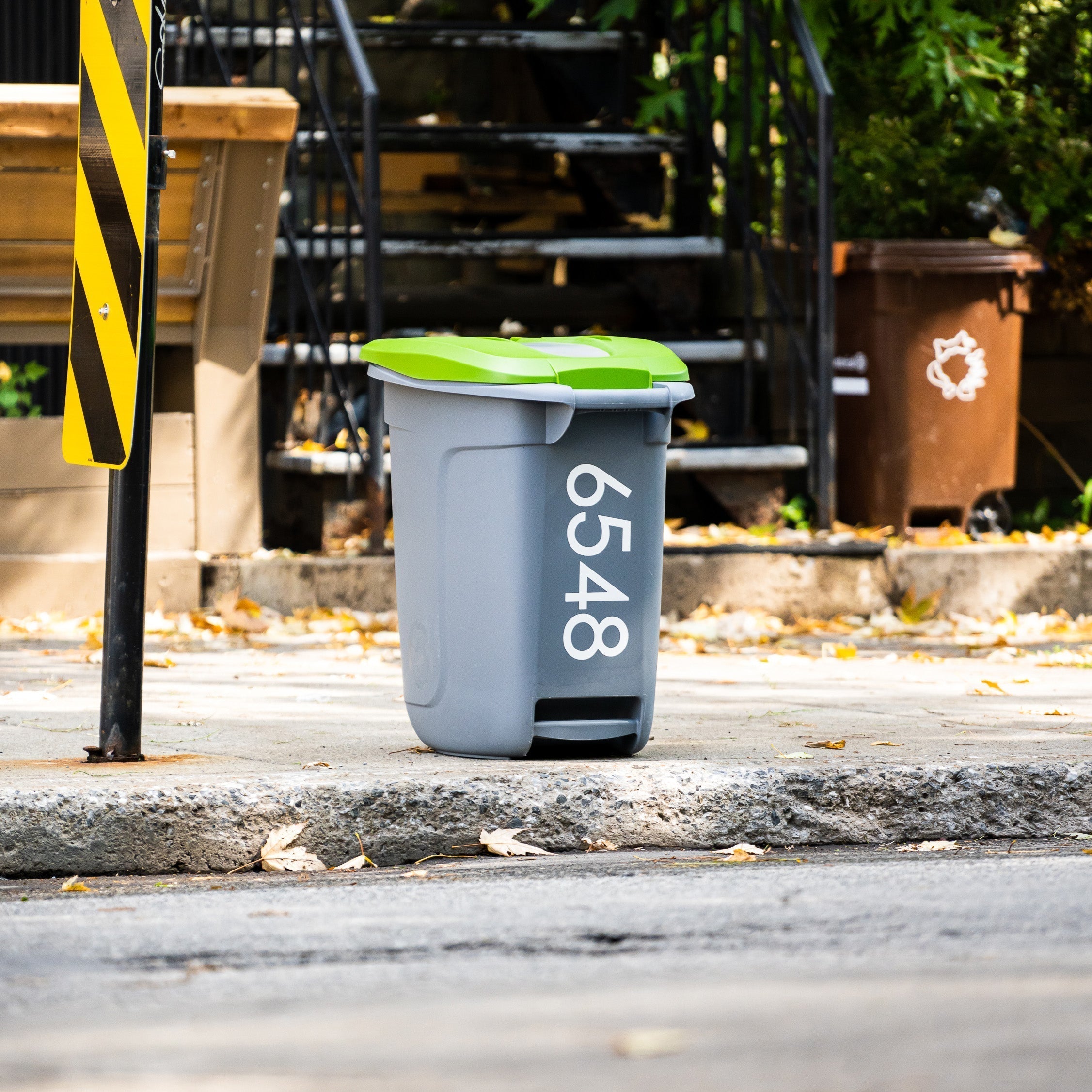 Autocollant de poubelle