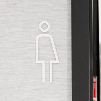 Pictogrammes toilette non genrée