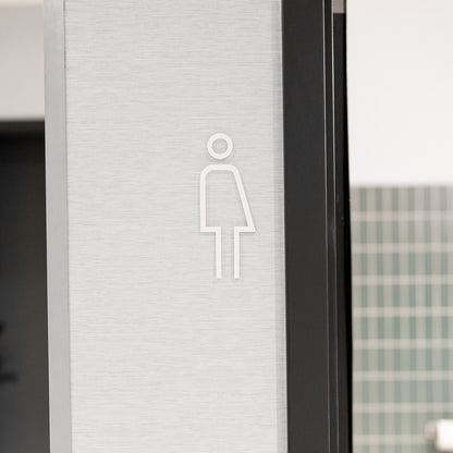 Pictogrammes toilette non genrée