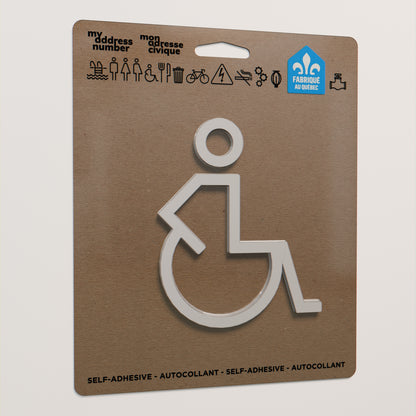 Pictogramme toilette pour personne à mobilité réduite
