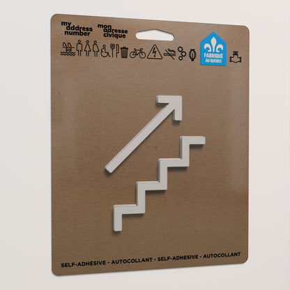 Pictogramme escalier montant
