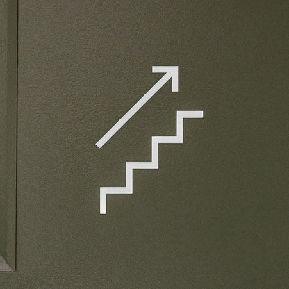 Pictogramme escalier montant