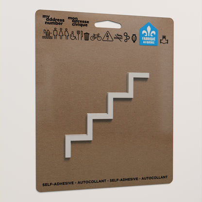 Pictogramme Escalier blanc dans son emballage