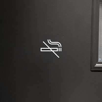 Pictogramme Interdit de fumer en situation