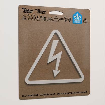 Pictogramme Salle électrique blanc dans son emballage