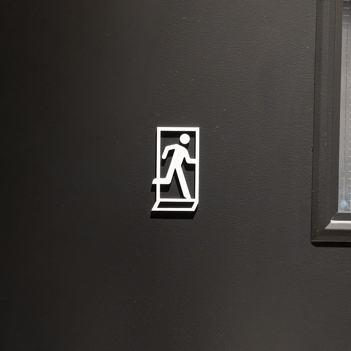 Pictogramme Sortie de secours en situation