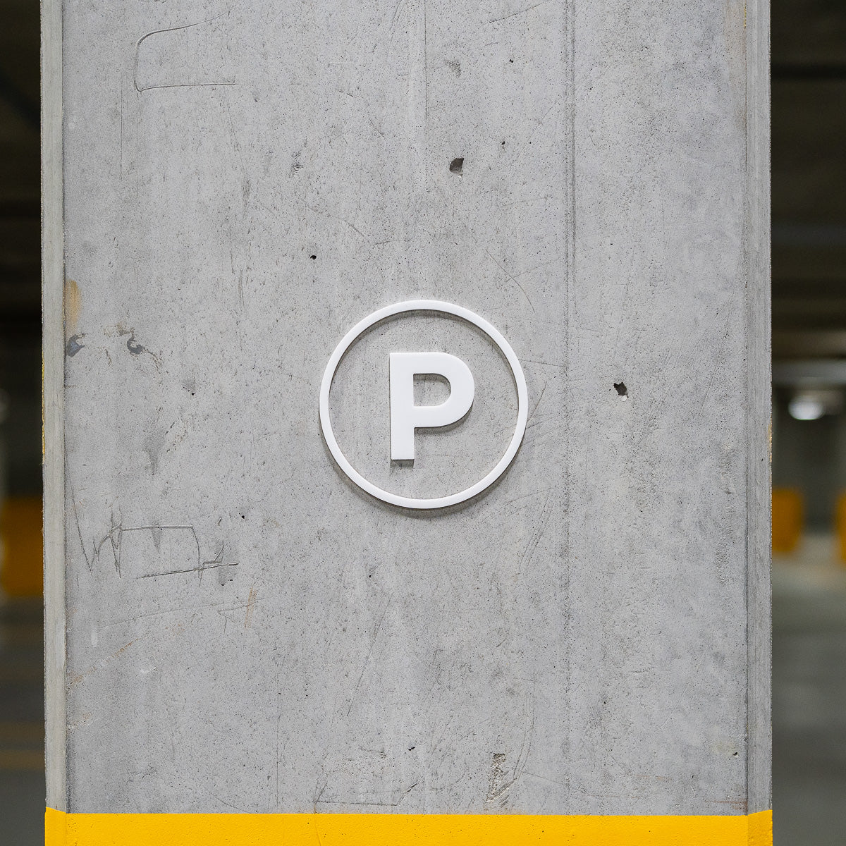 Pictogramme Stationnement en situation
