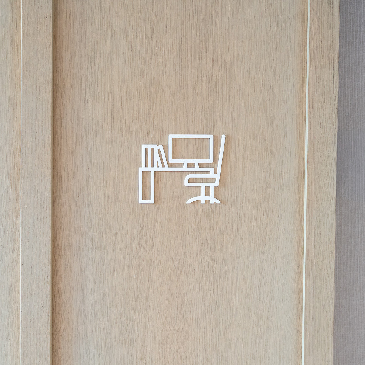 Pictogramme Bureau en situation