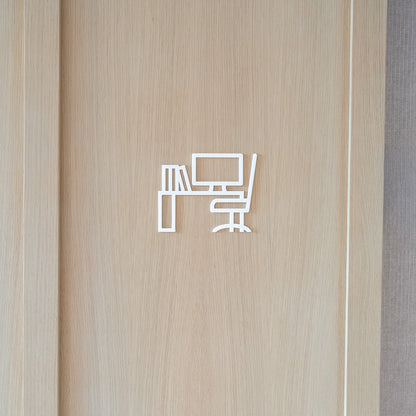 Pictogramme Bureau en situation