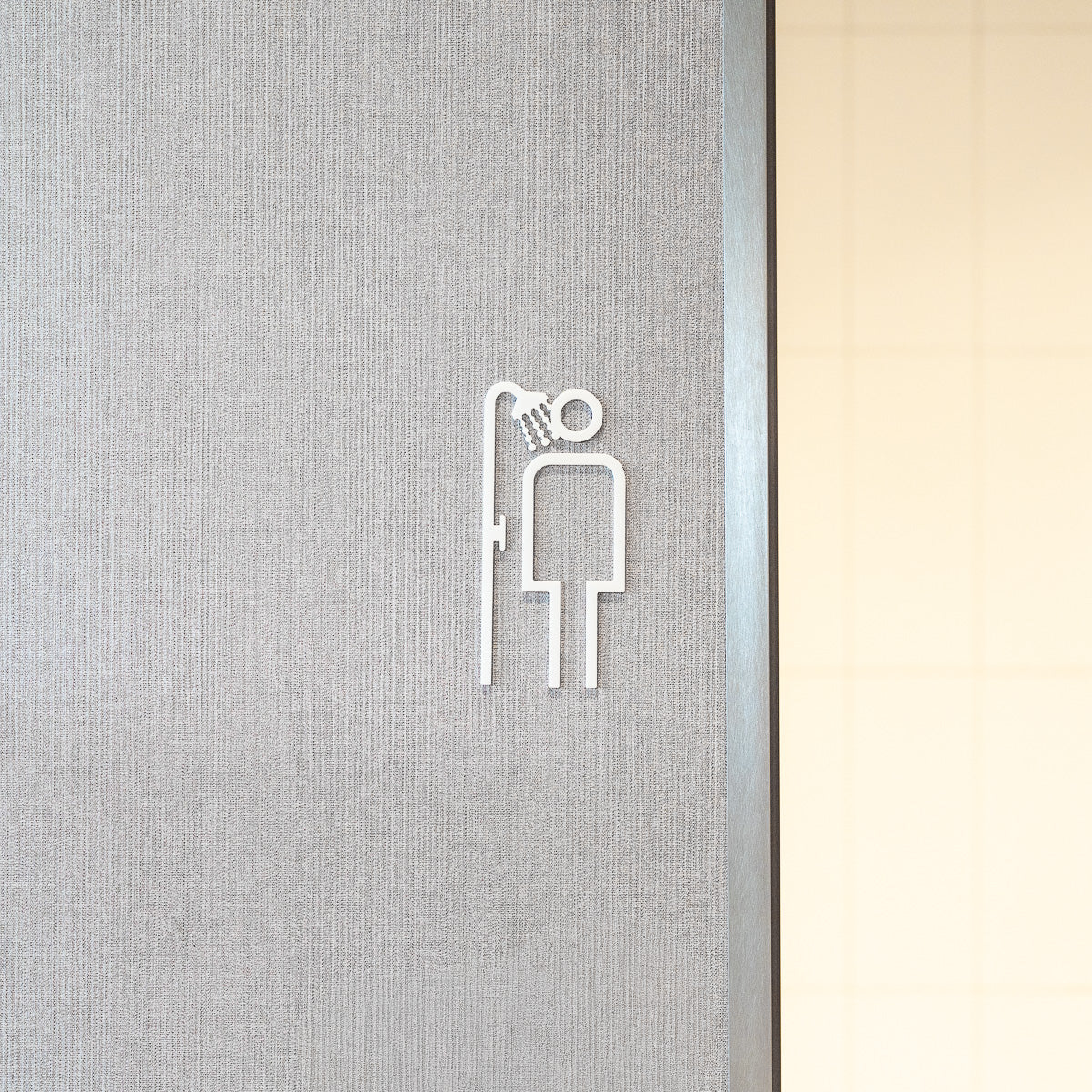 Pictogramme Douche homme en situation
