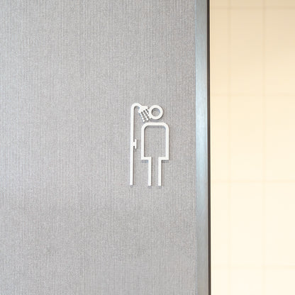 Pictogramme Douche homme en situation