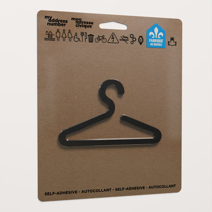 Pictogramme Vestiaire noir dans son emballage