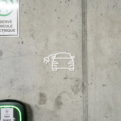 Pictogramme Voiture électrique en situation
