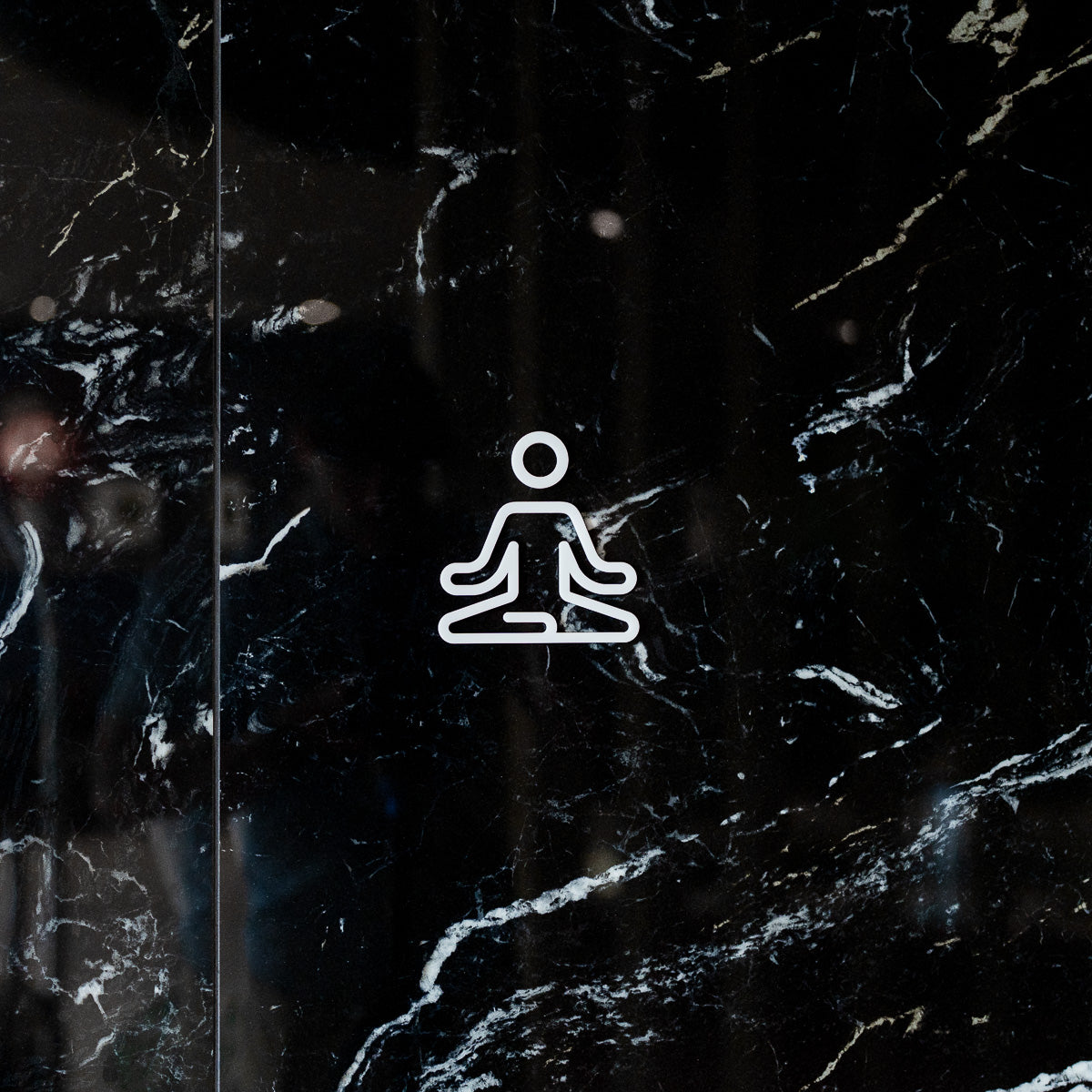 Pictogramme Salle yoga en situation