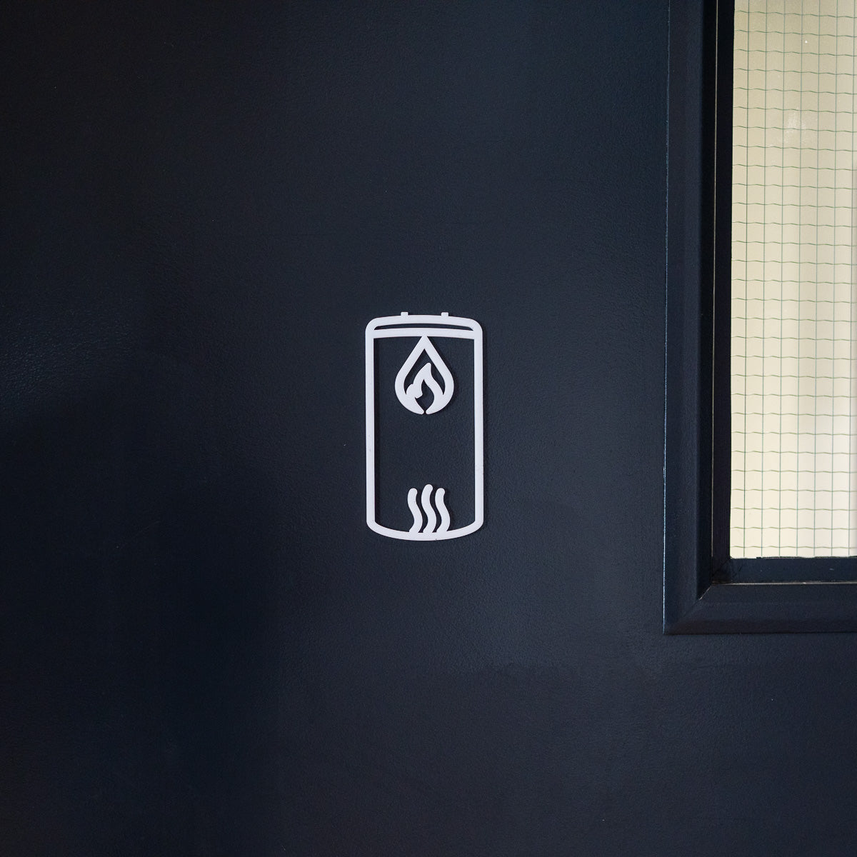 Pictogramme Réservoir eau chaude en situation