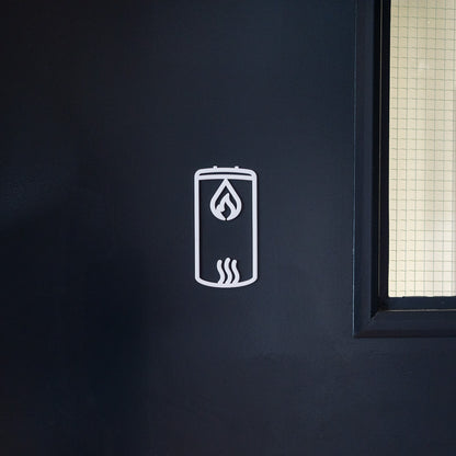 Pictogramme Réservoir eau chaude en situation