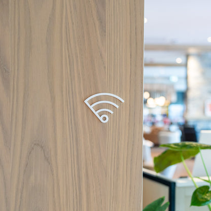 Pictogramme Wifi en situation