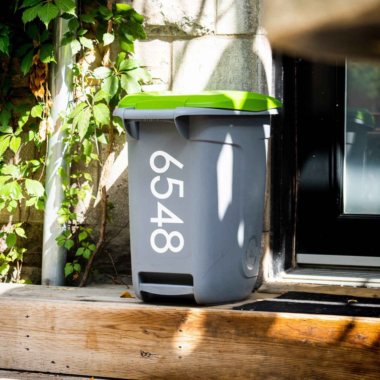 Autocollant de poubelle