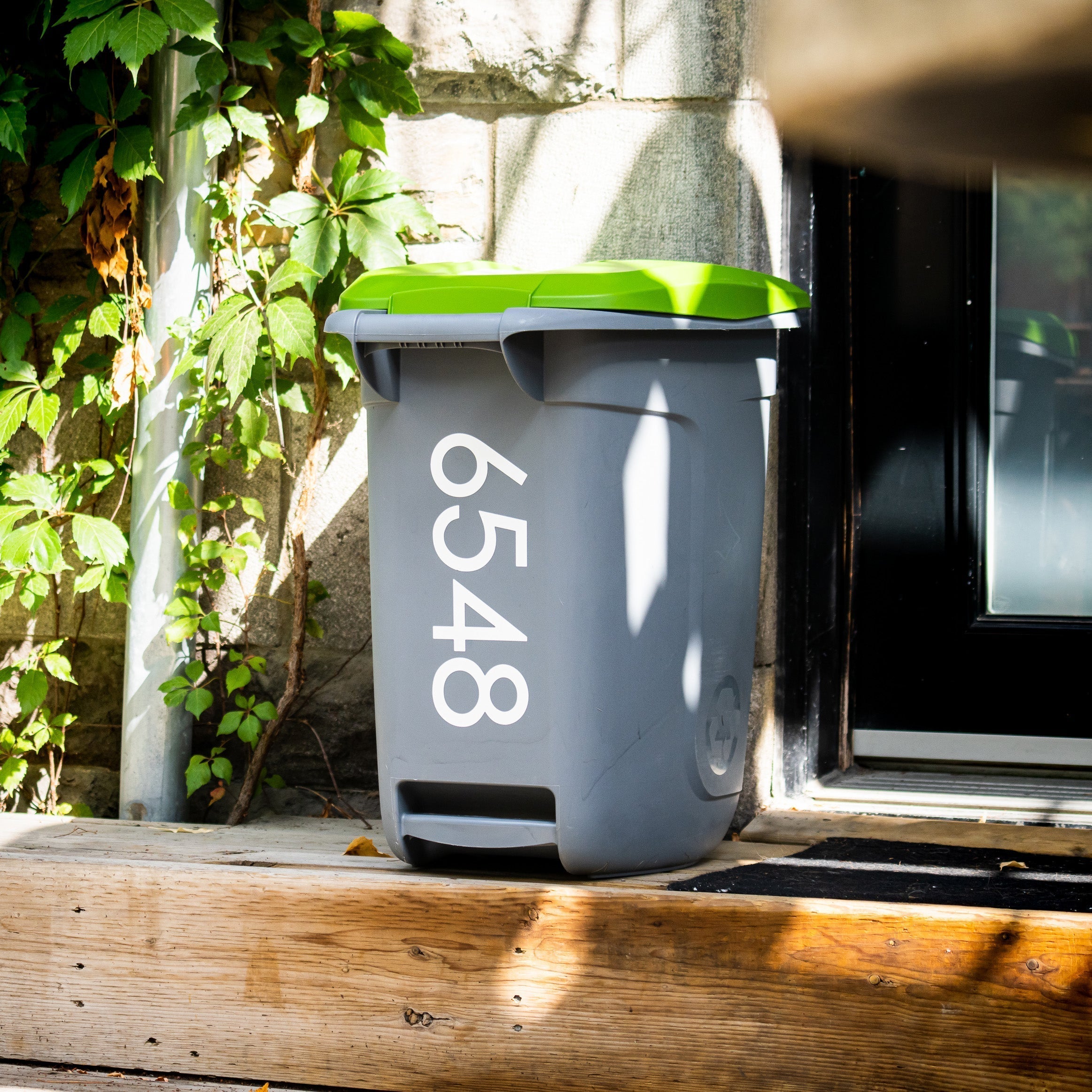 Autocollant de poubelle